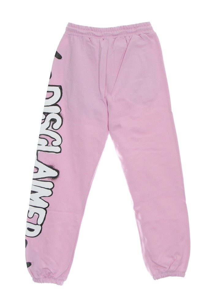 Women's Lightweight Tracksuit Pants Big Logo Pants Pink