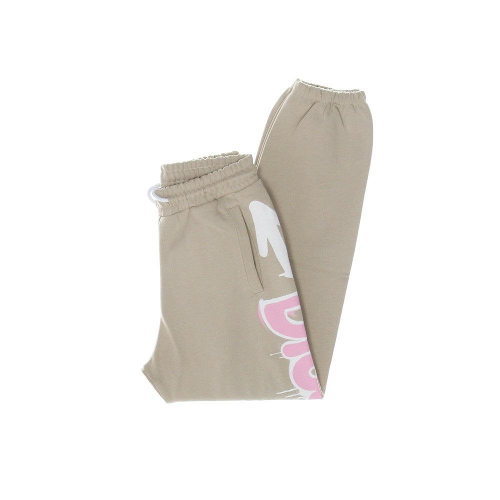 Pantalone Tuta Leggero Donna Big Logo Pants Safari