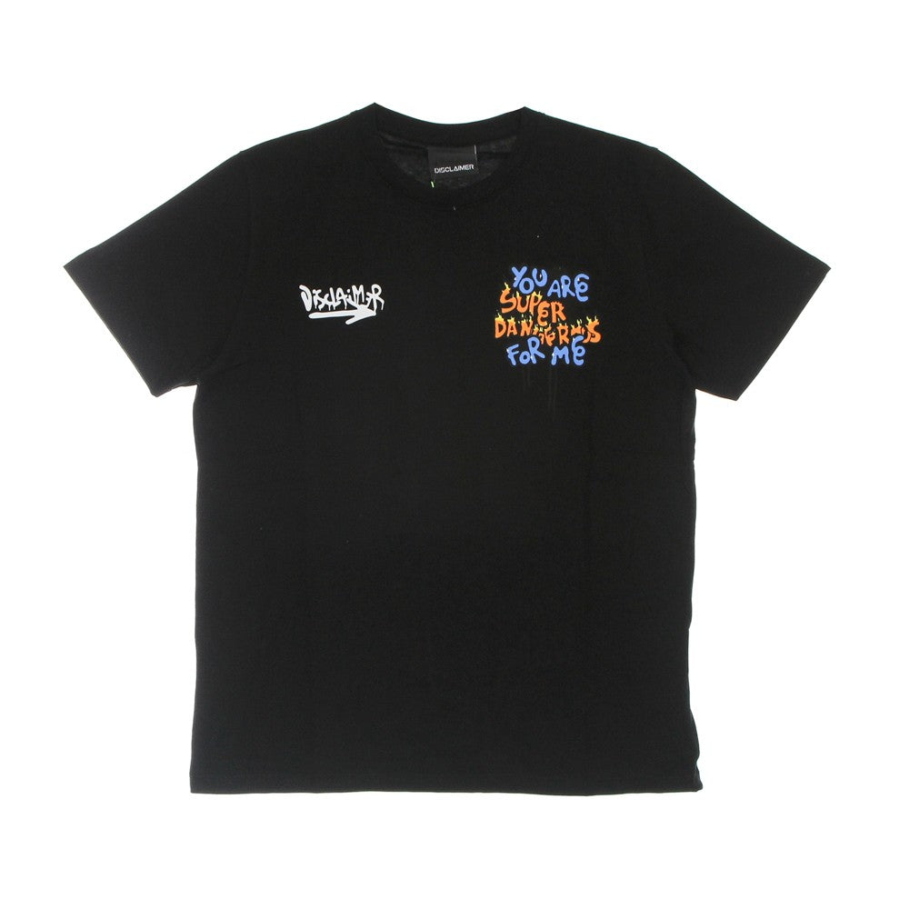 Men's Police Tee Black T-Shirt