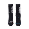 Stance, Calza Media Uomo Wild Card X Cartoon X Uno, Black