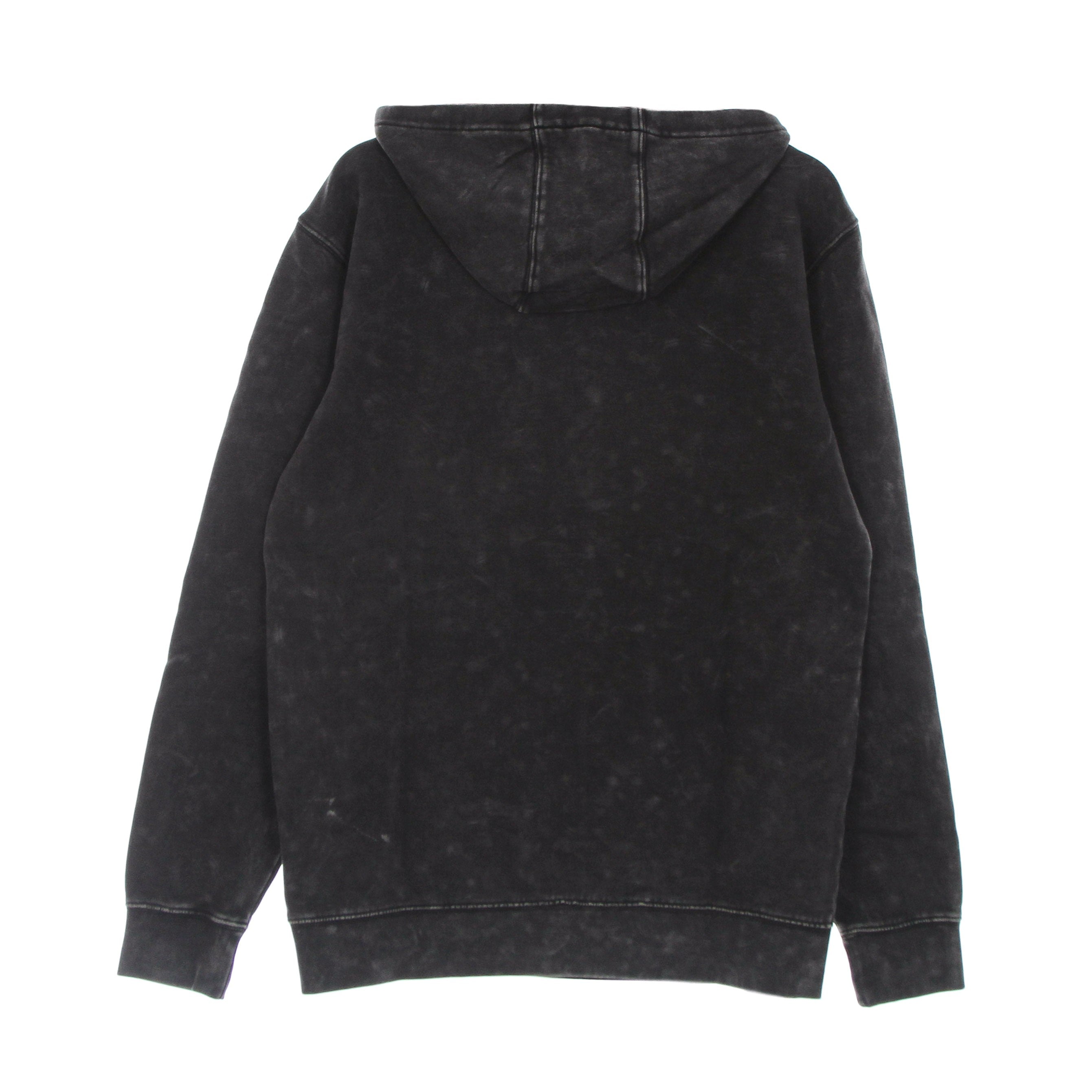 Sweatshirt de capucha negra fácil de lavar po