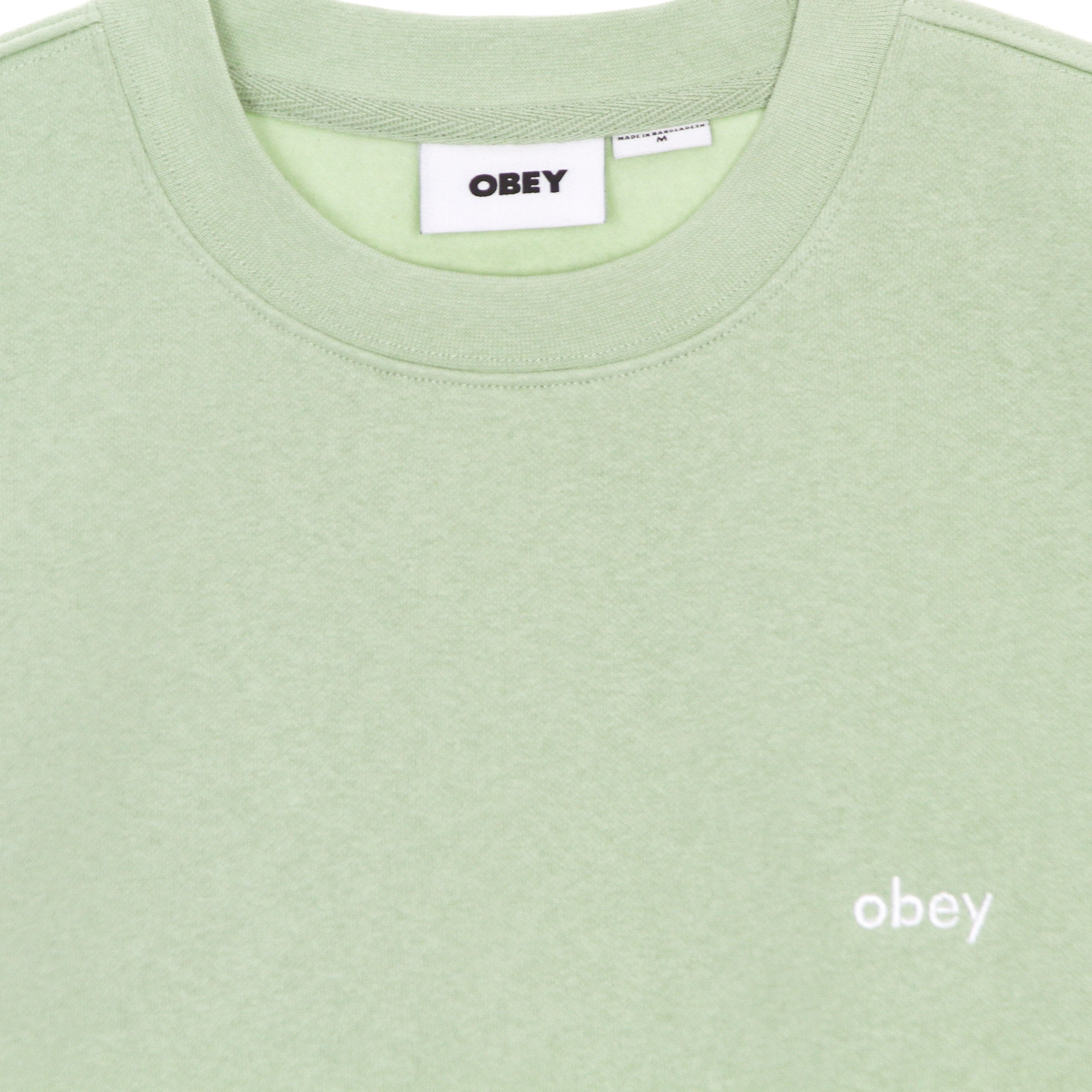 Obey, Felpa Girocollo Uomo Tab Crew Specialty Fleece, 