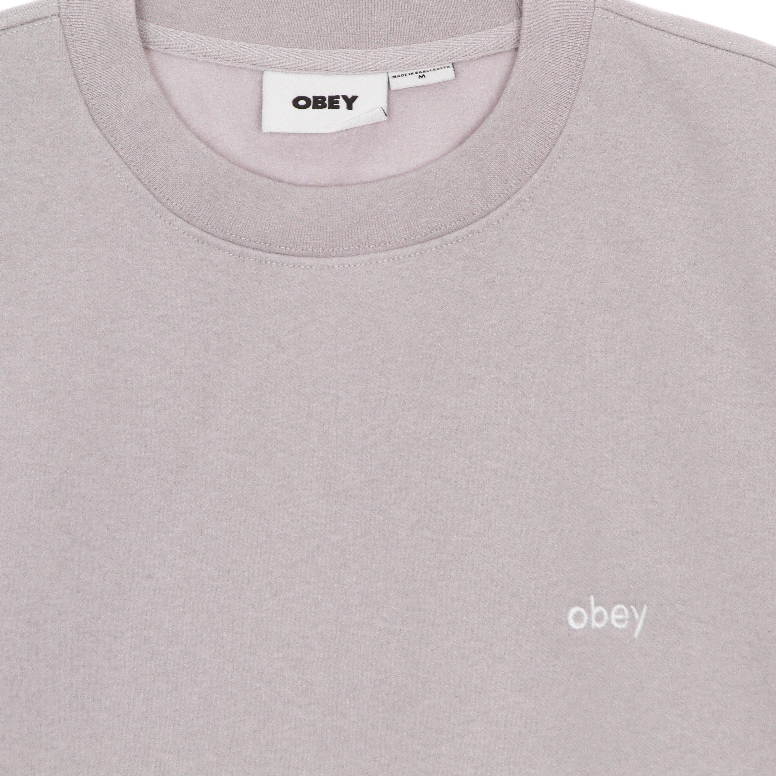 Obey, Felpa Girocollo Uomo Tab Crew Specialty Fleece, 