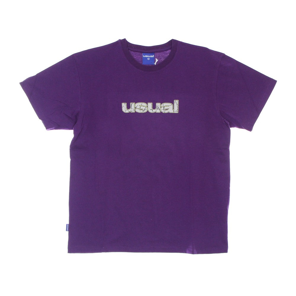 Cracked Tee Purple Men's T-Shirt