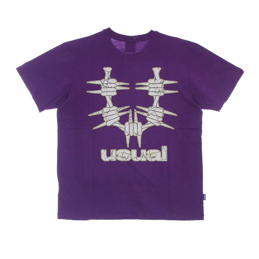 Cracked Tee Purple Men's T-Shirt