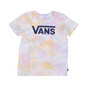 Vans, Maglietta Donna Logo Wash Crew, Cradle Pink Tie Dye