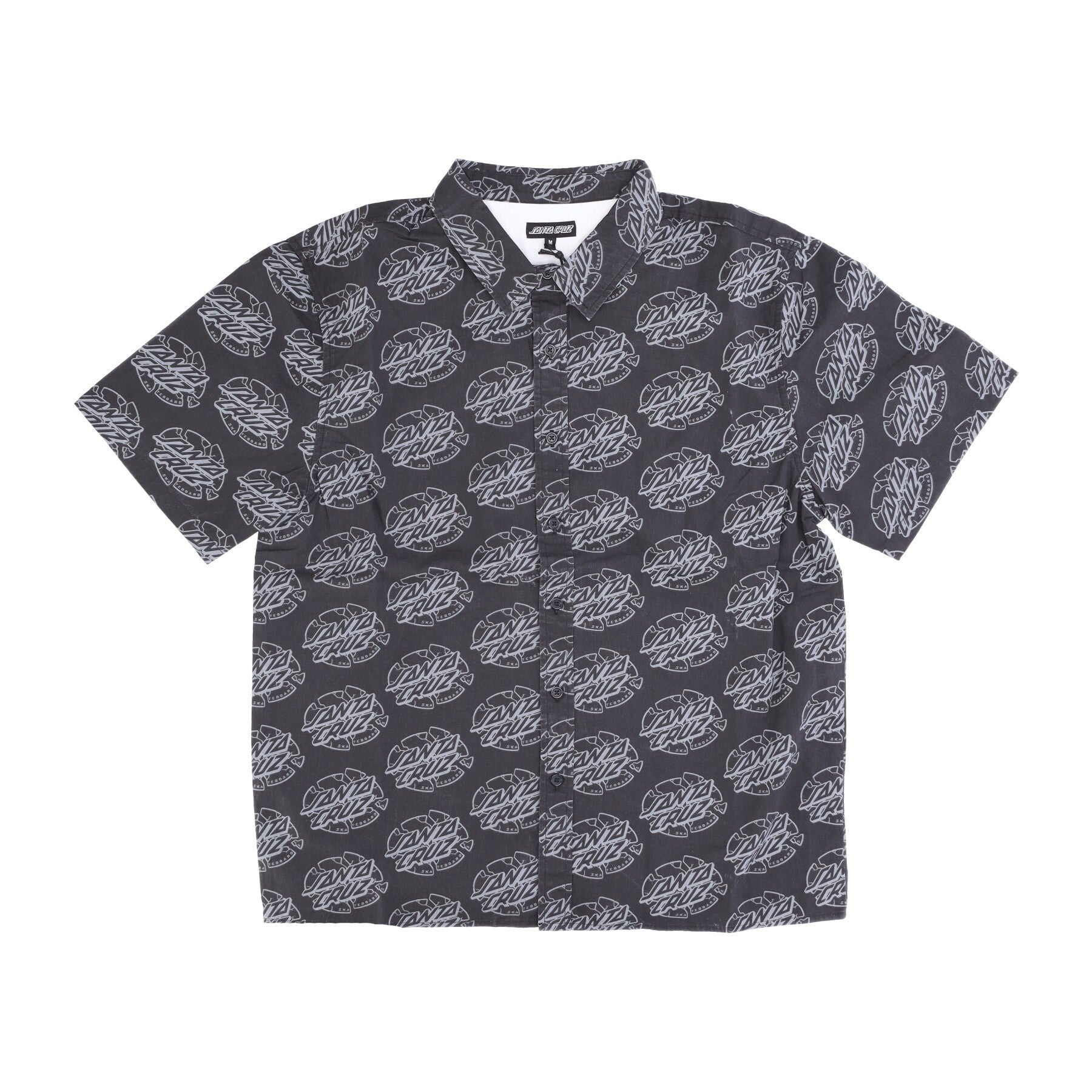 Broken Dot Tee Herren Kurzarmhemd Schwarz