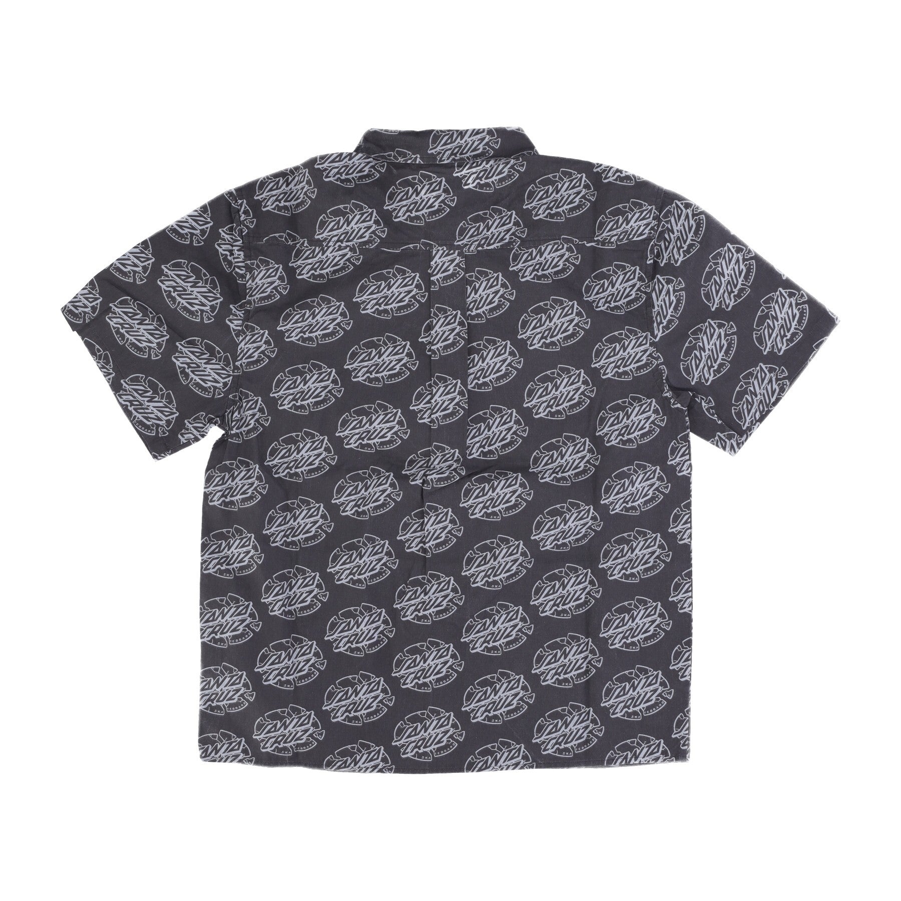 Camicia Manica Corta Uomo Broken Dot Tee Black