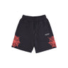 Phobia, Pantalone Corto Tuta Uomo Cobweb Print Shorts, Black/red