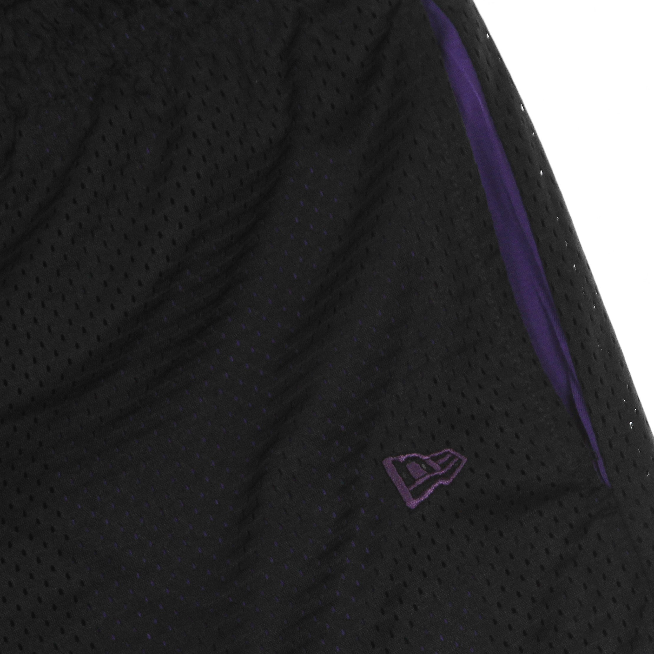 Pantaloncino Tipo Basket Uomo Ne Team Color Mesh Short Black/true Purple