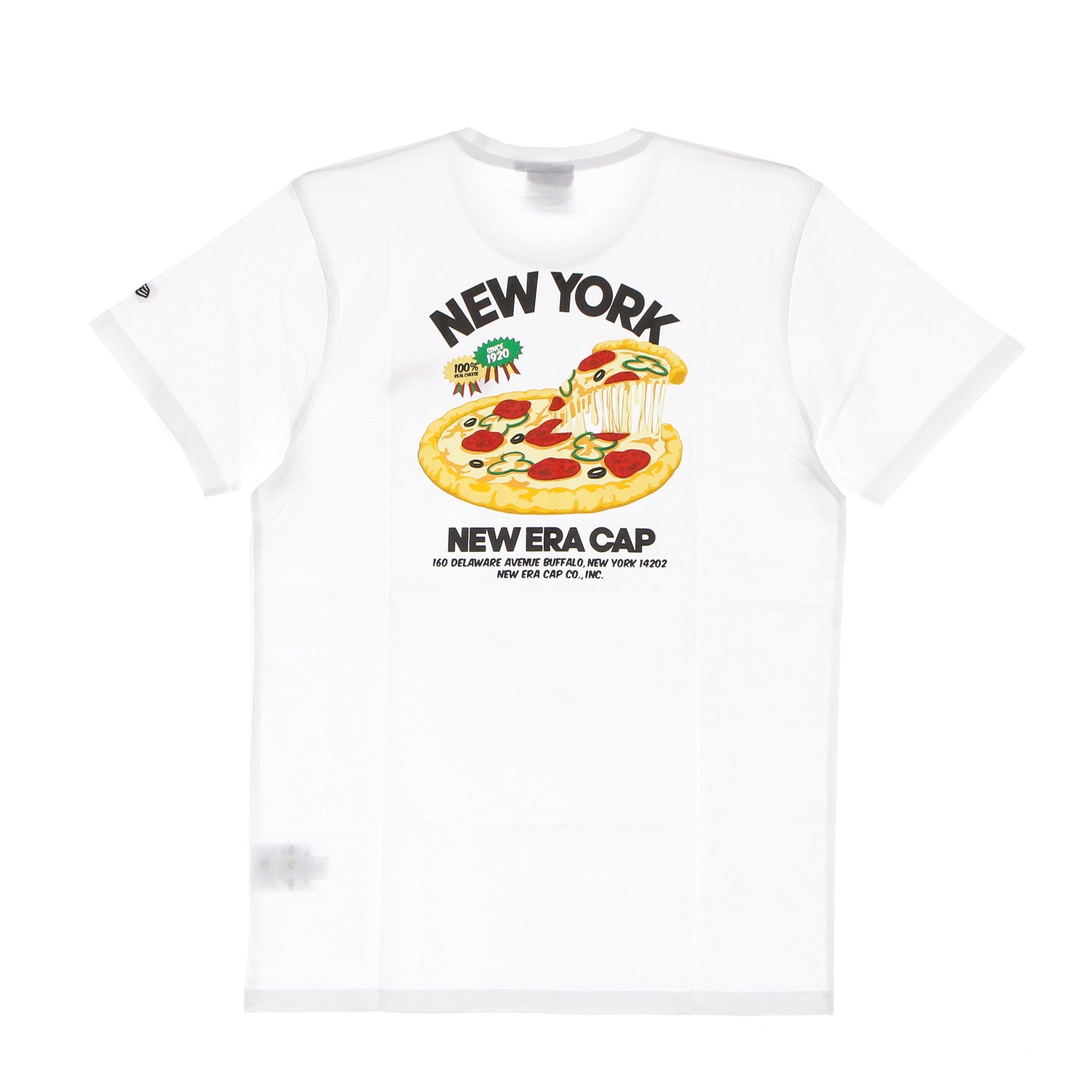 New Era, Maglietta Uomo Ne Food Pack Tee, White/orange