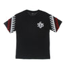 Ihs, Maglietta Uomo Sponge Graphic Flames Tee, Black