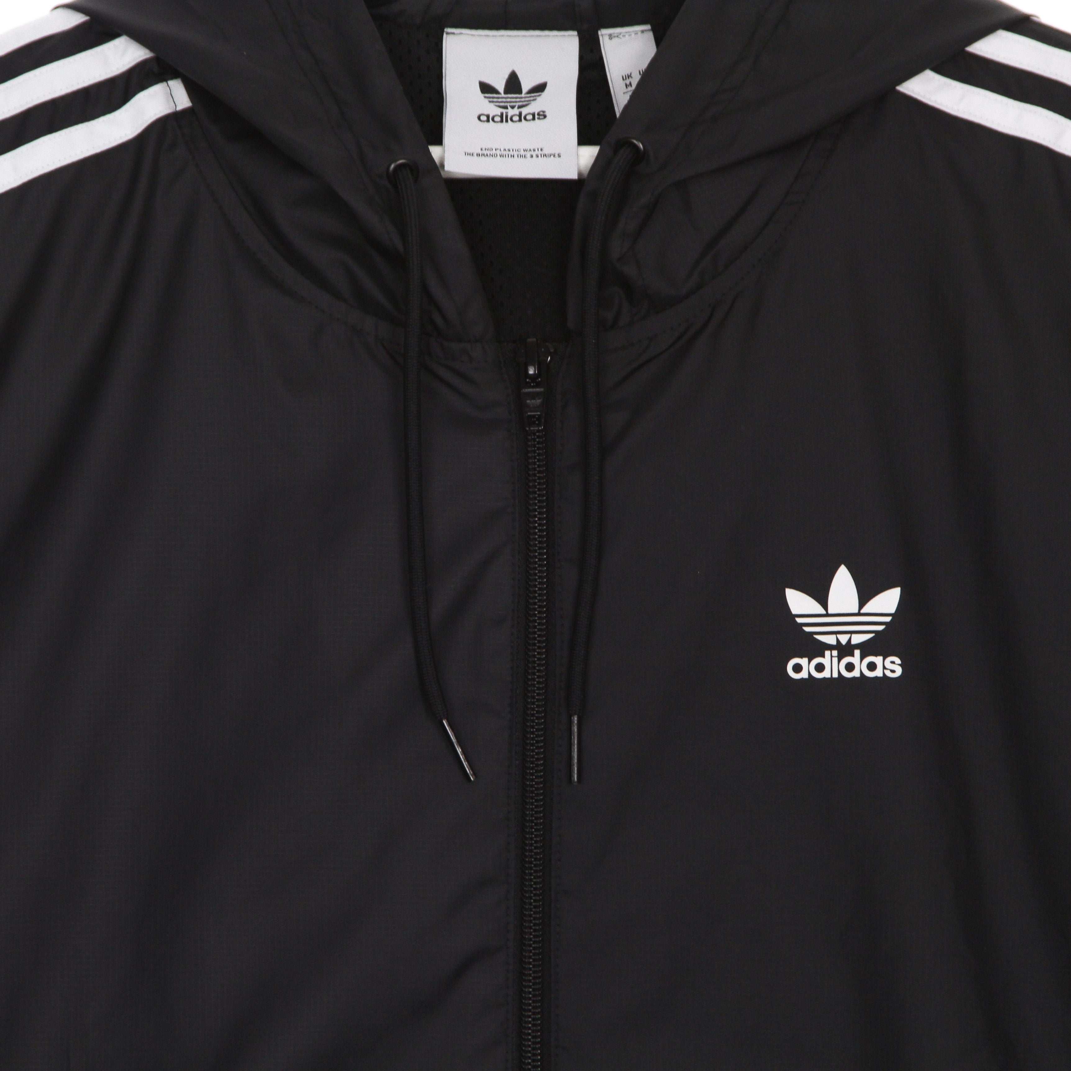 Adidas, Giacca A Vento Uomo 3-stripes Windbreaker, 