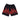 Pantalone Corto Tuta Uomo Spray Flames Shorts Black/red