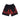 Pantalone Corto Tuta Uomo Spray Flames Shorts Black/red