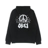 Obey, Felpa Leggera Cappuccio Uomo City Block Premium French Terry Hood, Black