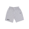 New Era, Pantalone Corto Tuta Uomo Ne Pinstripe Short, Heather Grey/black