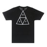 Huf, Maglietta Uomo Essentials Triple Triangle Tee, Black