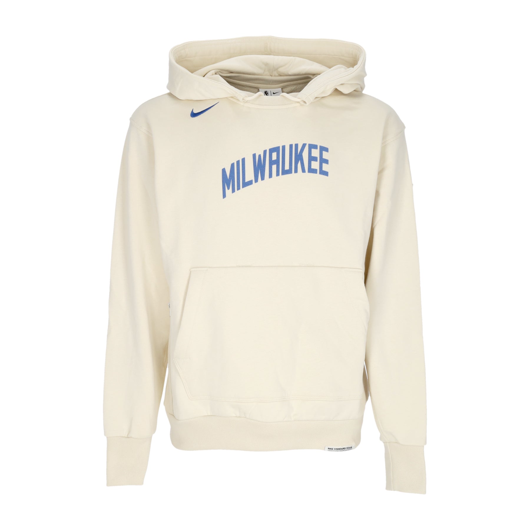 Felpa Leggera Cappuccio Uomo Nba City Edition 2023/24 Standard Issue Hoodie Milbuc Flat Opal FB4449-280