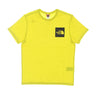 The North Face, Maglietta Uomo S/s Fine Tee, Acid Yellow