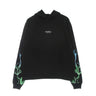 Phobia, Felpa Leggera Cappuccio Uomo Lightning Hoodie, Black/green/lightblue