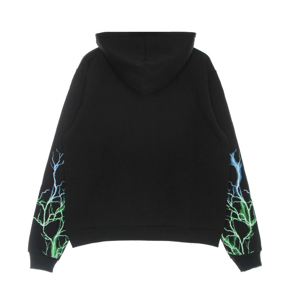 Phobia, Felpa Leggera Cappuccio Uomo Lightning Hoodie, 