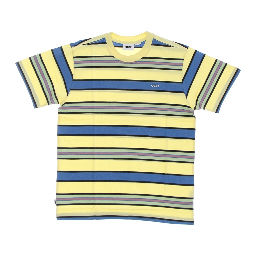 Maglietta Uomo Valencia Stripe Tee Butter Multi