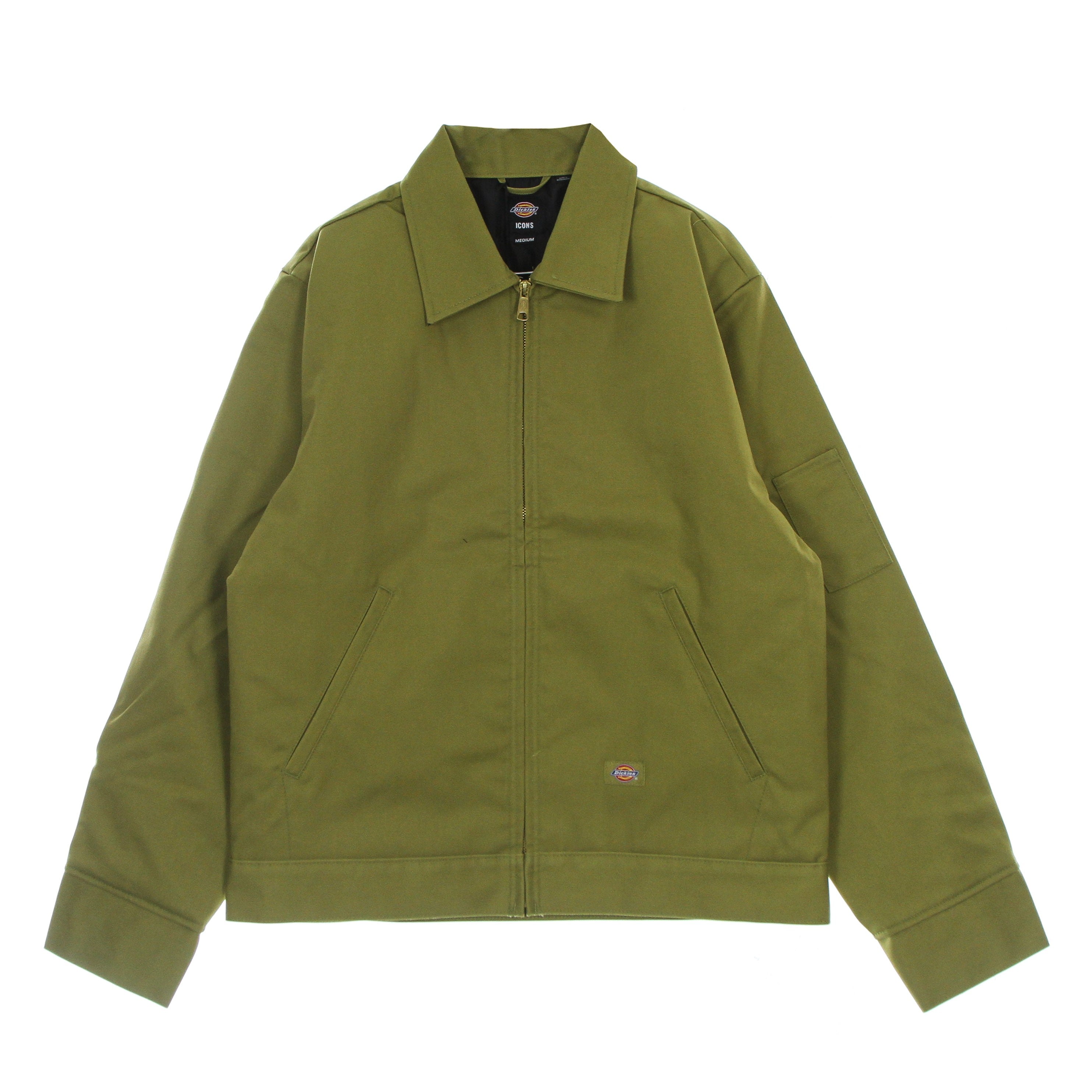 Gefütterte Eisenhower-Jacke für Herren, Rec Green Moss