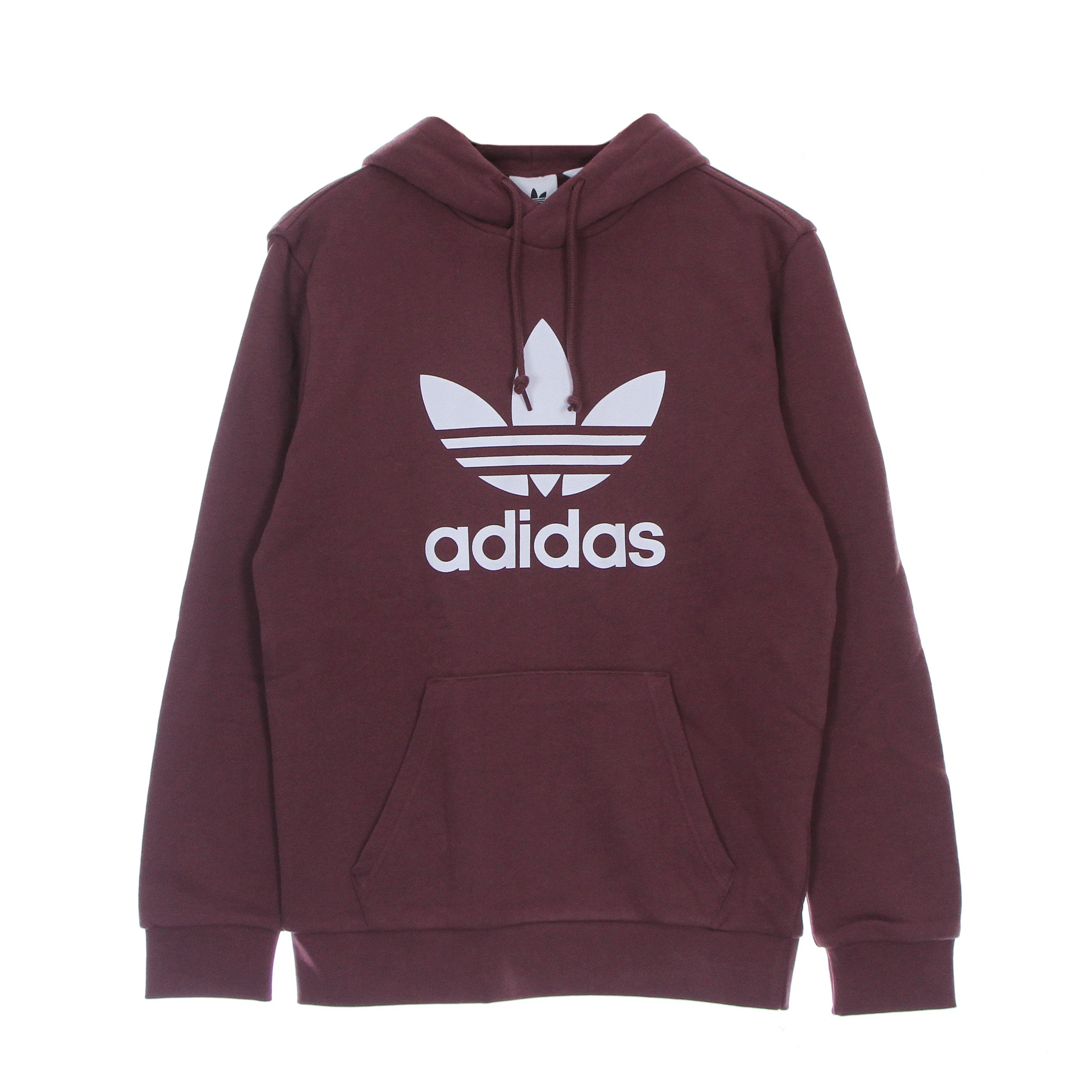 Adidas, Felpa Leggera Cappuccio Uomo Trefoil Hoody, 