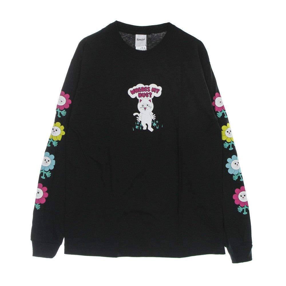 Ripndip, Maglietta Manica Lunga Uomo Wheres My Hug L/s Tee, 