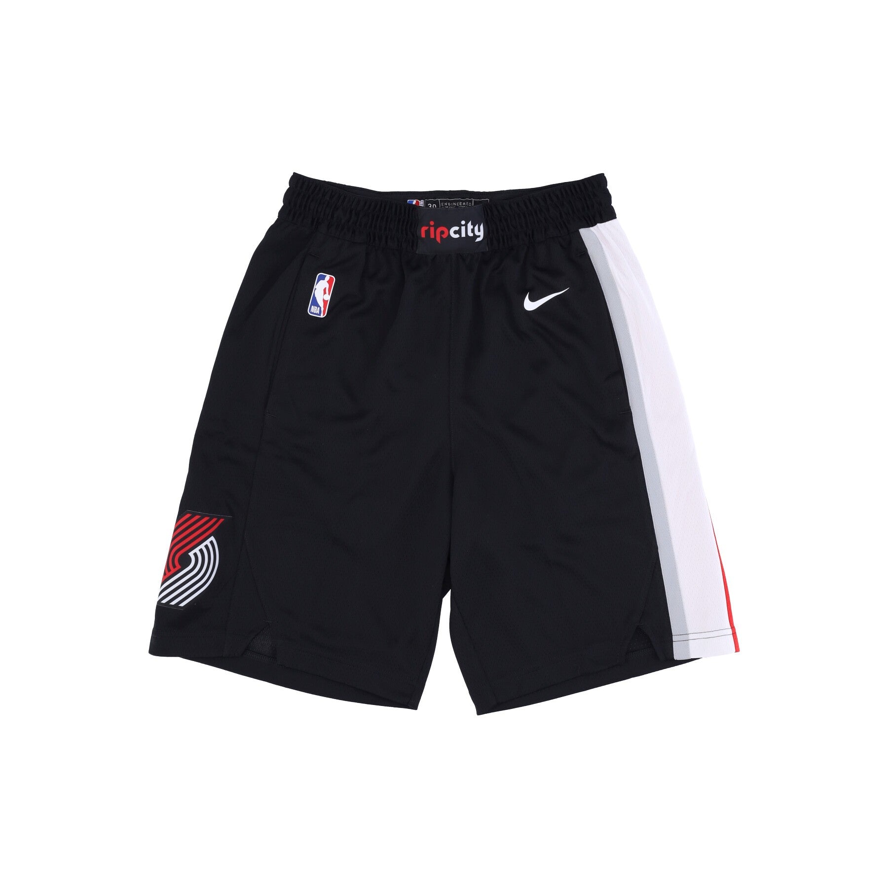 Men's Basketball Shorts Nba Dri-fit Swingman Short Icon 18 Porbla Black/white/white