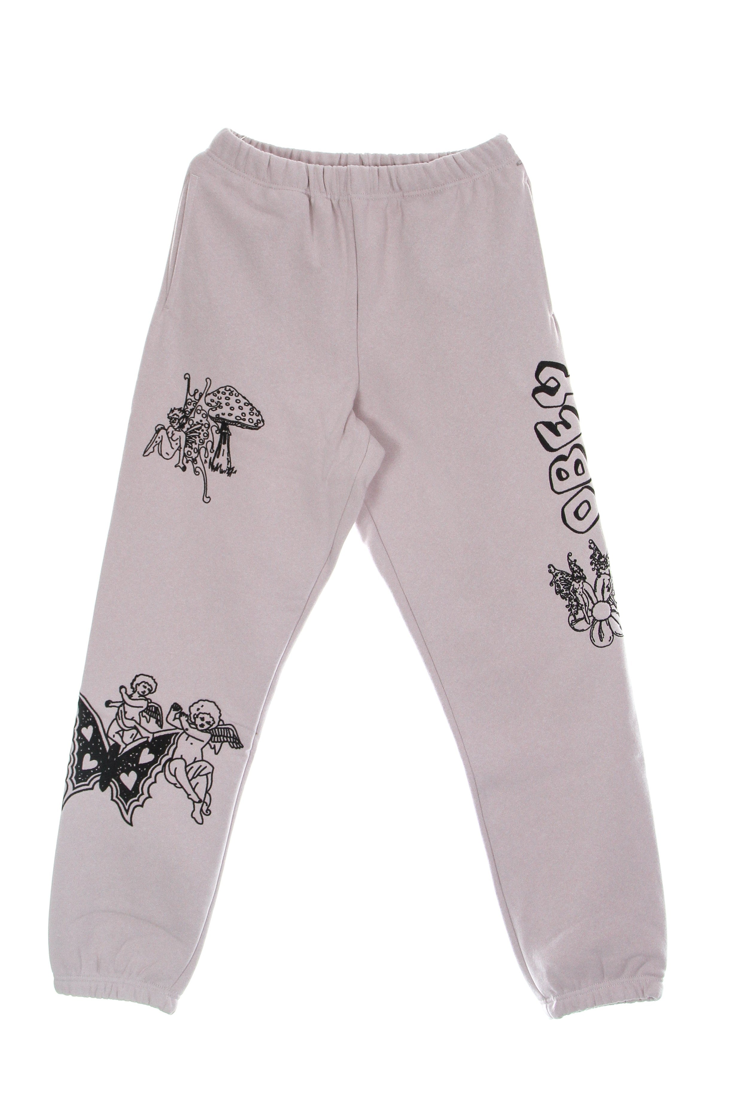 Obey, Pantalone Tuta Felpato Uomo Indiscriminate Sweatpant Specialty Fleece, Purple Paste