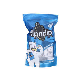 Ripndip, Molletta Capelli Uomo Peeking Nermal Chip Clip 3pk, White