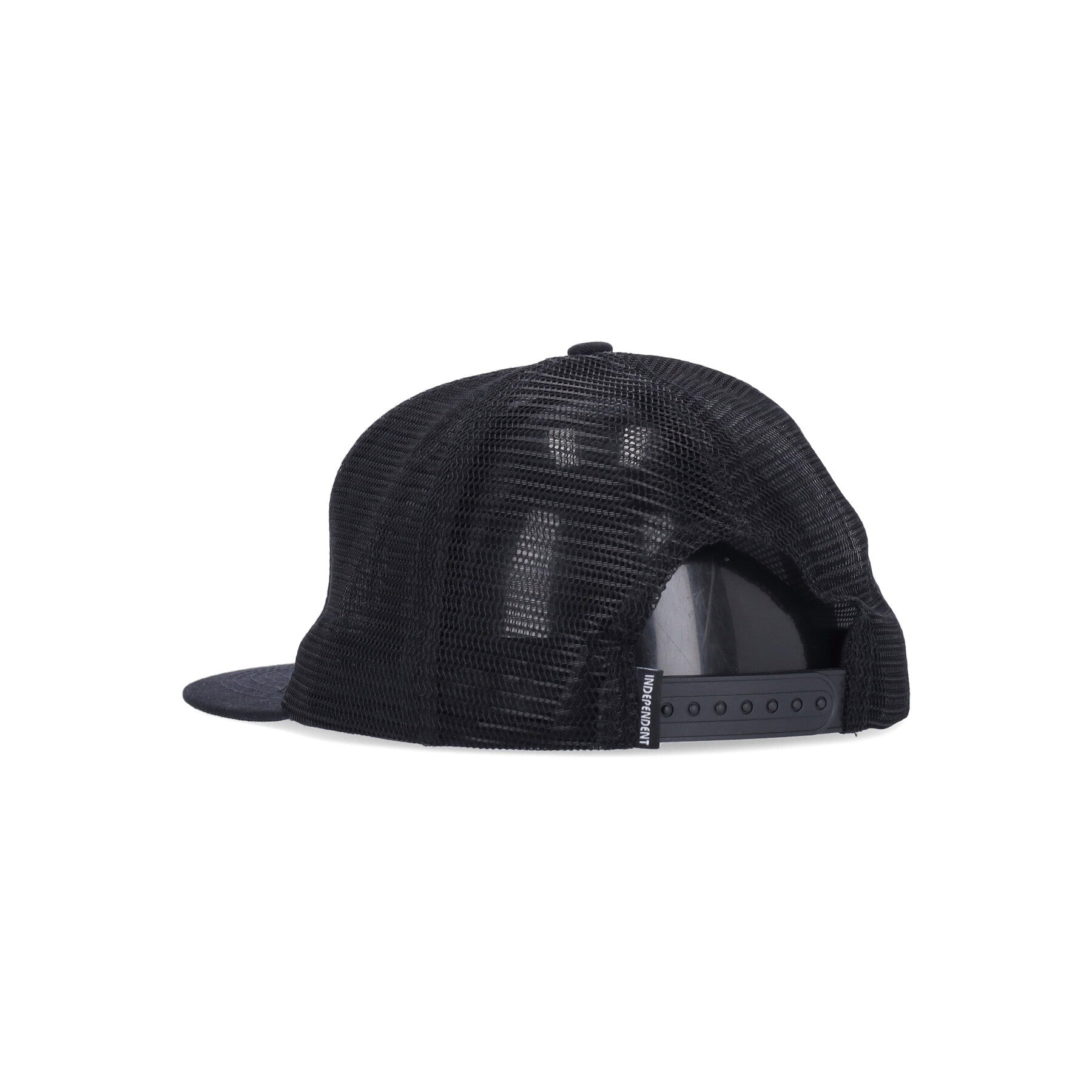 Turn &amp;burn Men's Flat Visor Mesh Back Cap Black