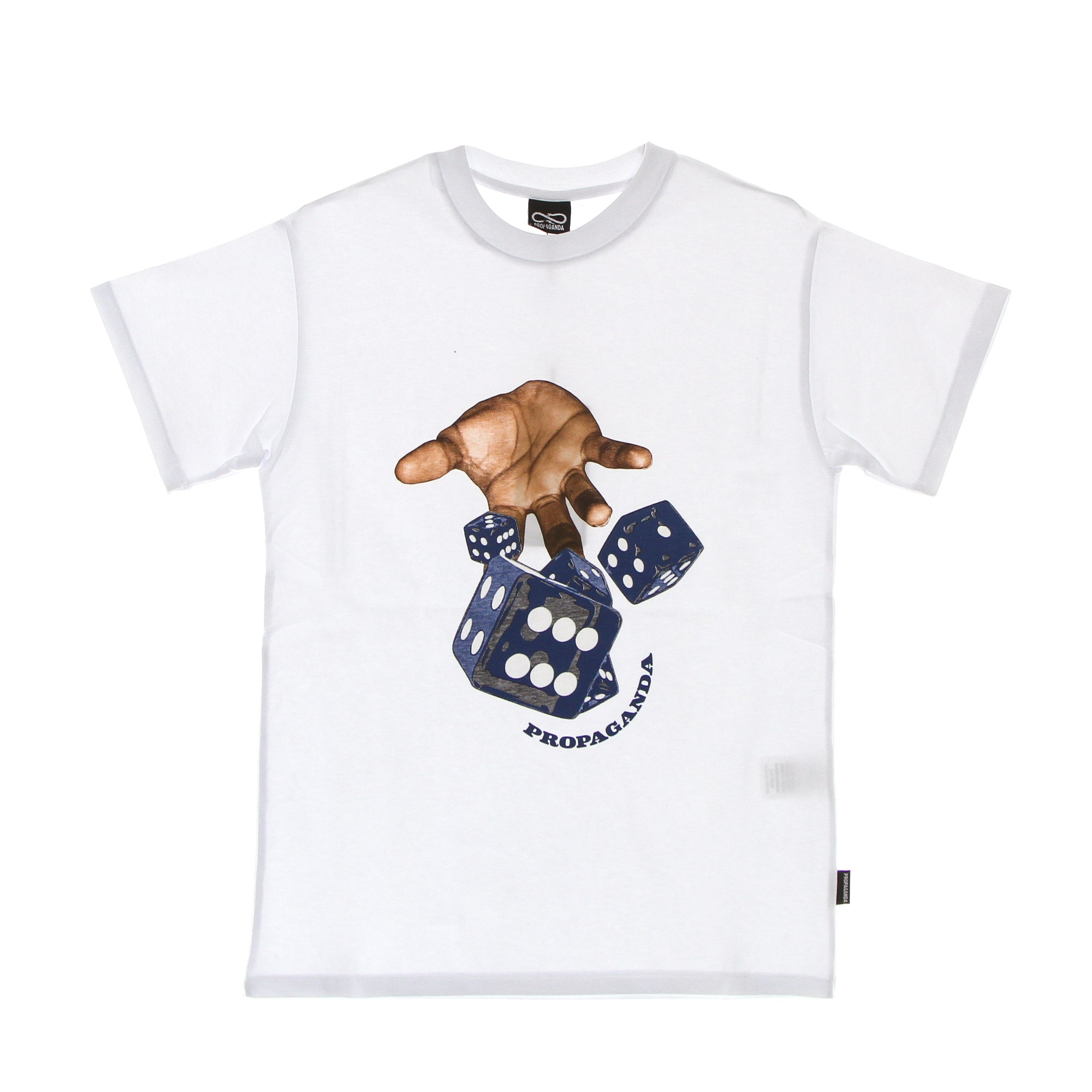 Propaganda, Maglietta Uomo Dice Tee, White