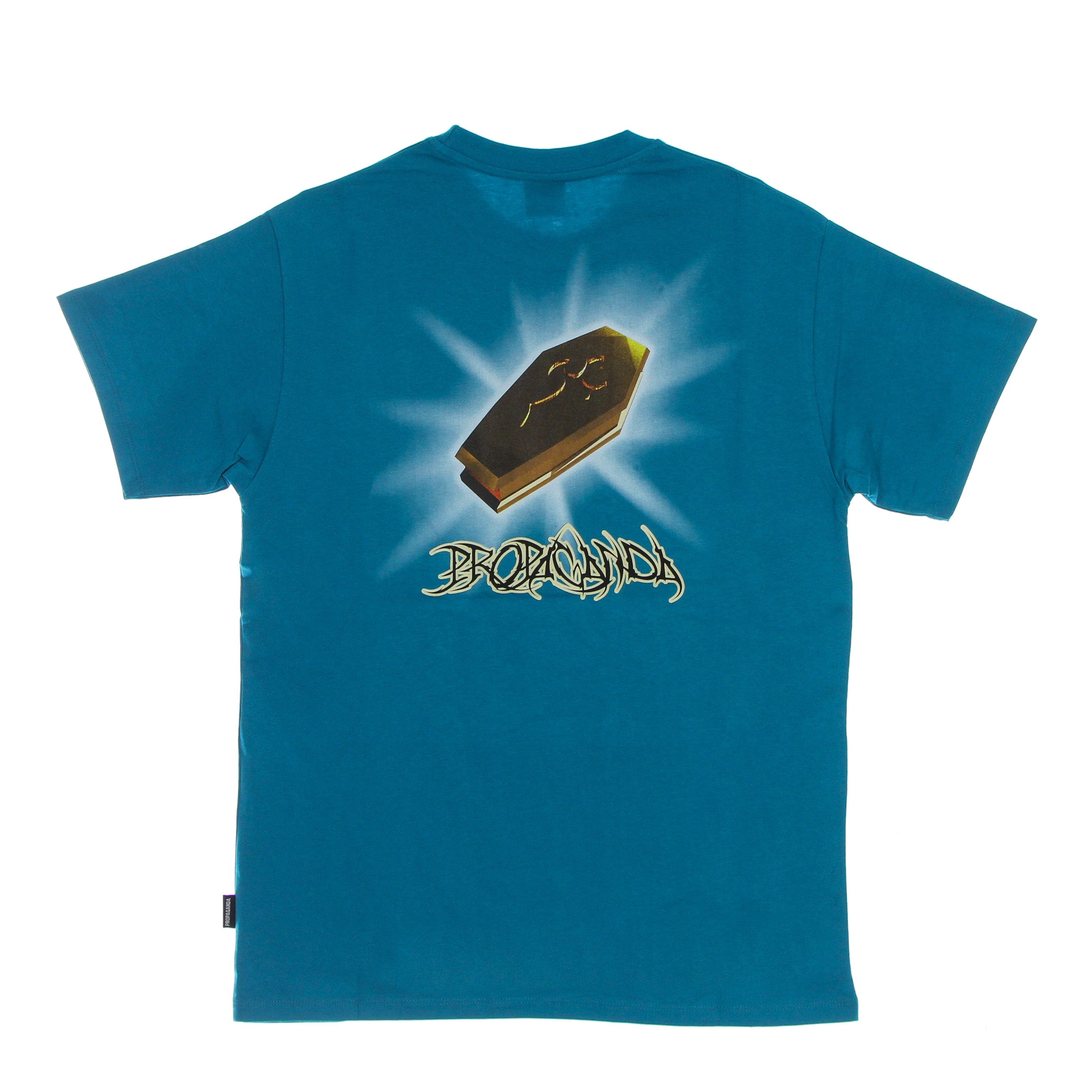 Propaganda, Maglietta Uomo Coffin Tee, Turquoise