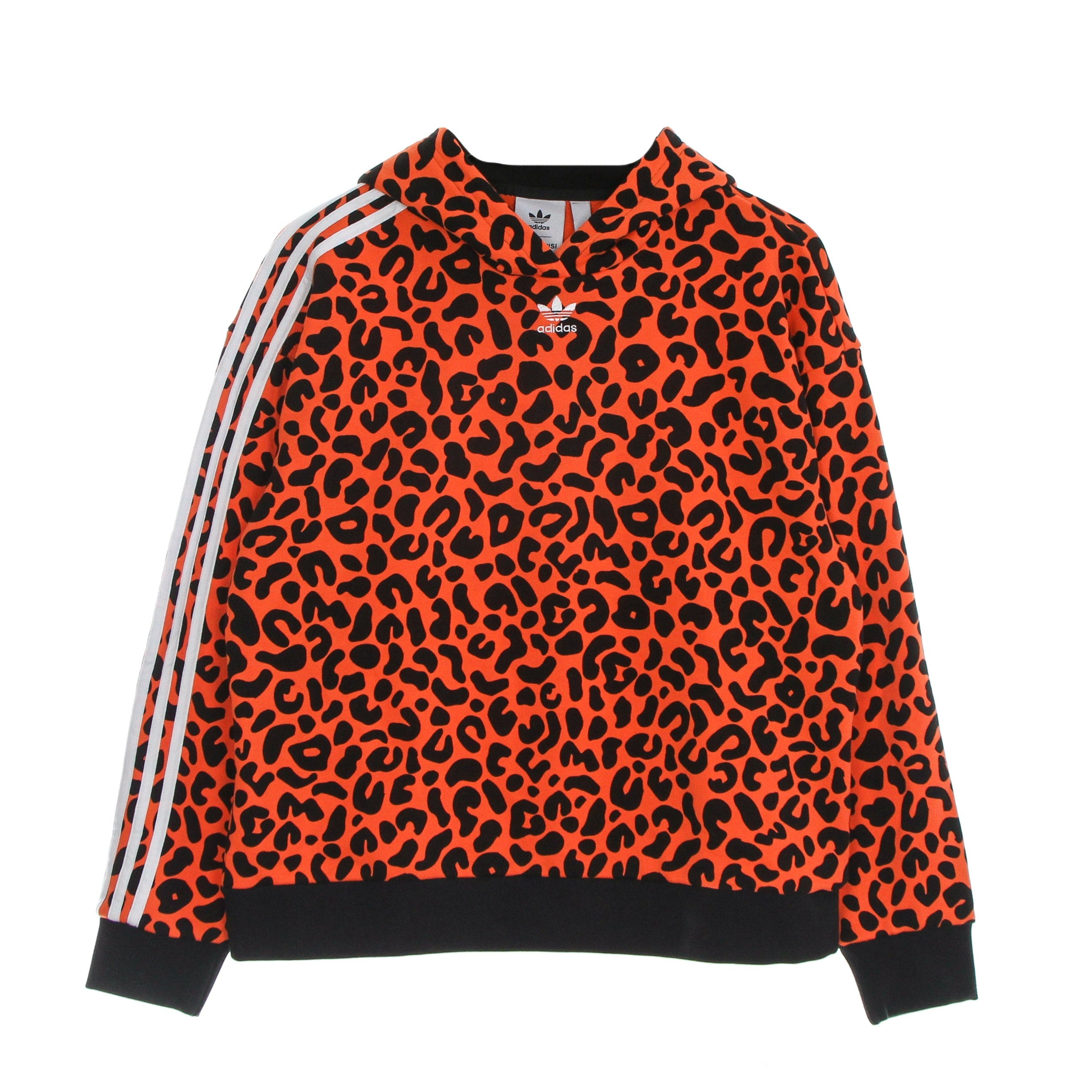 Sudadera con capucha ligera sudadera con capucha de mujer x rich mnisi verdadero naranja/negro