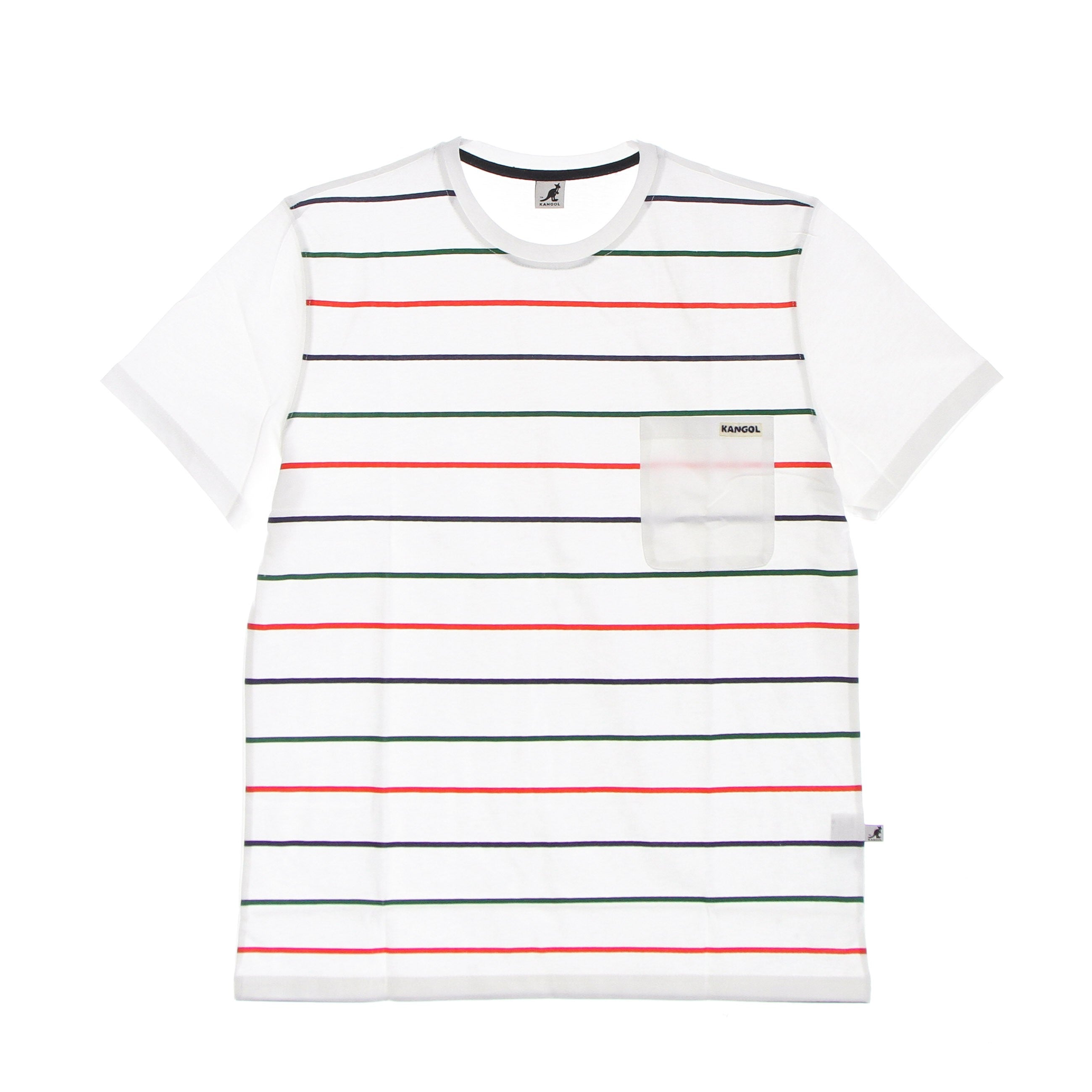 Kangol, Maglietta Uomo Heritage Taped Tee, Off White