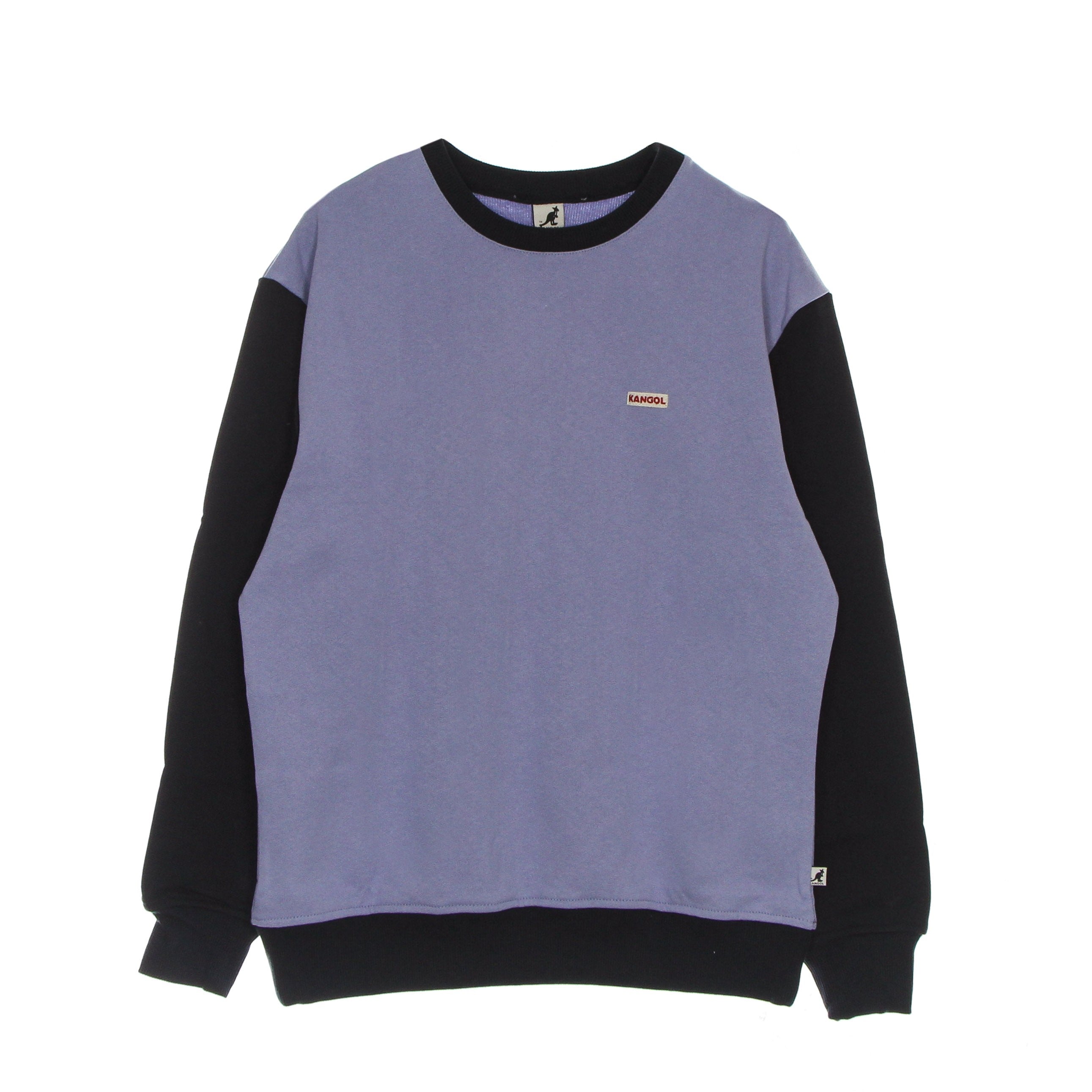 Kangol, Felpa Leggera Girocollo Uomo Heritage Taped Crew Sweat, Deep Spring