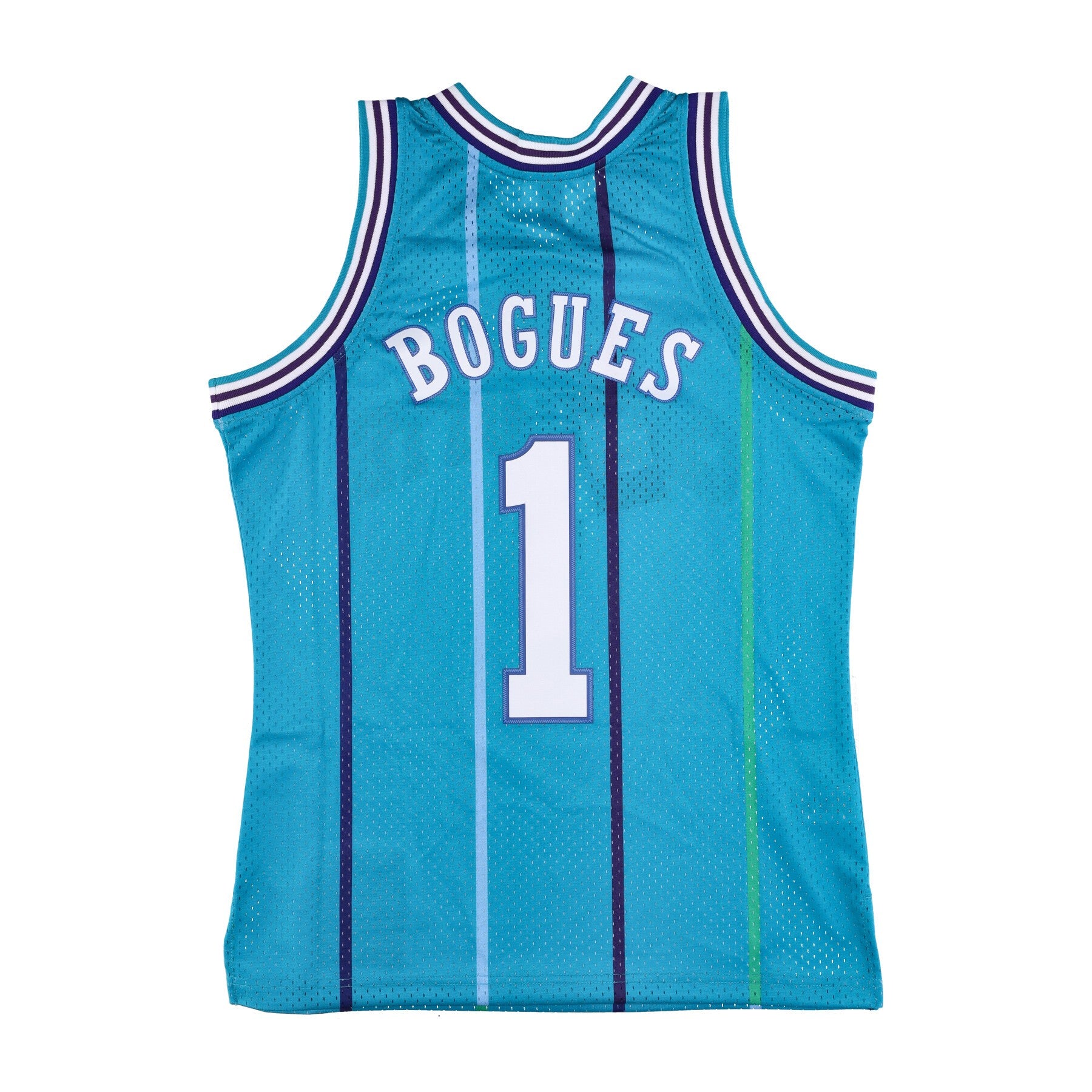 Mitchell & Ness, Canotta Basket Uomo Nba Swingman Jersey Hardwood Classics No 1 Muggsy Bogues 1992-93 Chahor, 