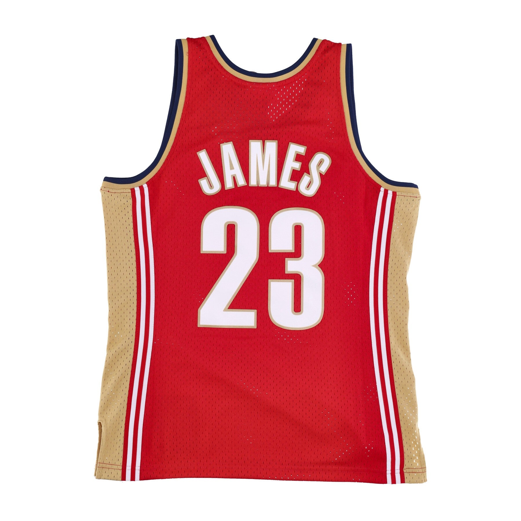 Mitchell & Ness, Canotta Basket Uomo Nba Swingman Jersey Hardwood Classics No 23 Lebron James 2003-04 Clecav, 