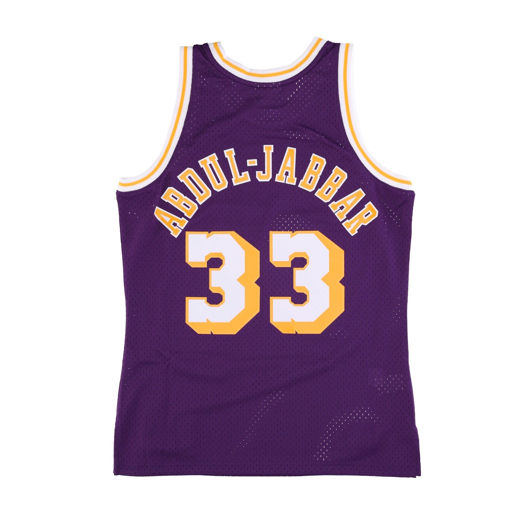 Mitchell & Ness, Canotta Basket Uomo Nba Swingman Jersey Hardwood Classics No 33 Kareem Abdul Jabbar 1983-84 Loslak, 