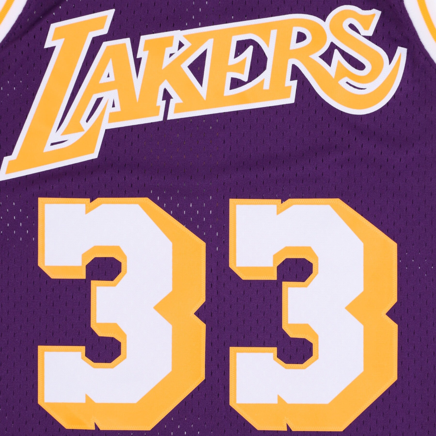 Mitchell & Ness, Canotta Basket Uomo Nba Swingman Jersey Hardwood Classics No 33 Kareem Abdul Jabbar 1983-84 Loslak, 