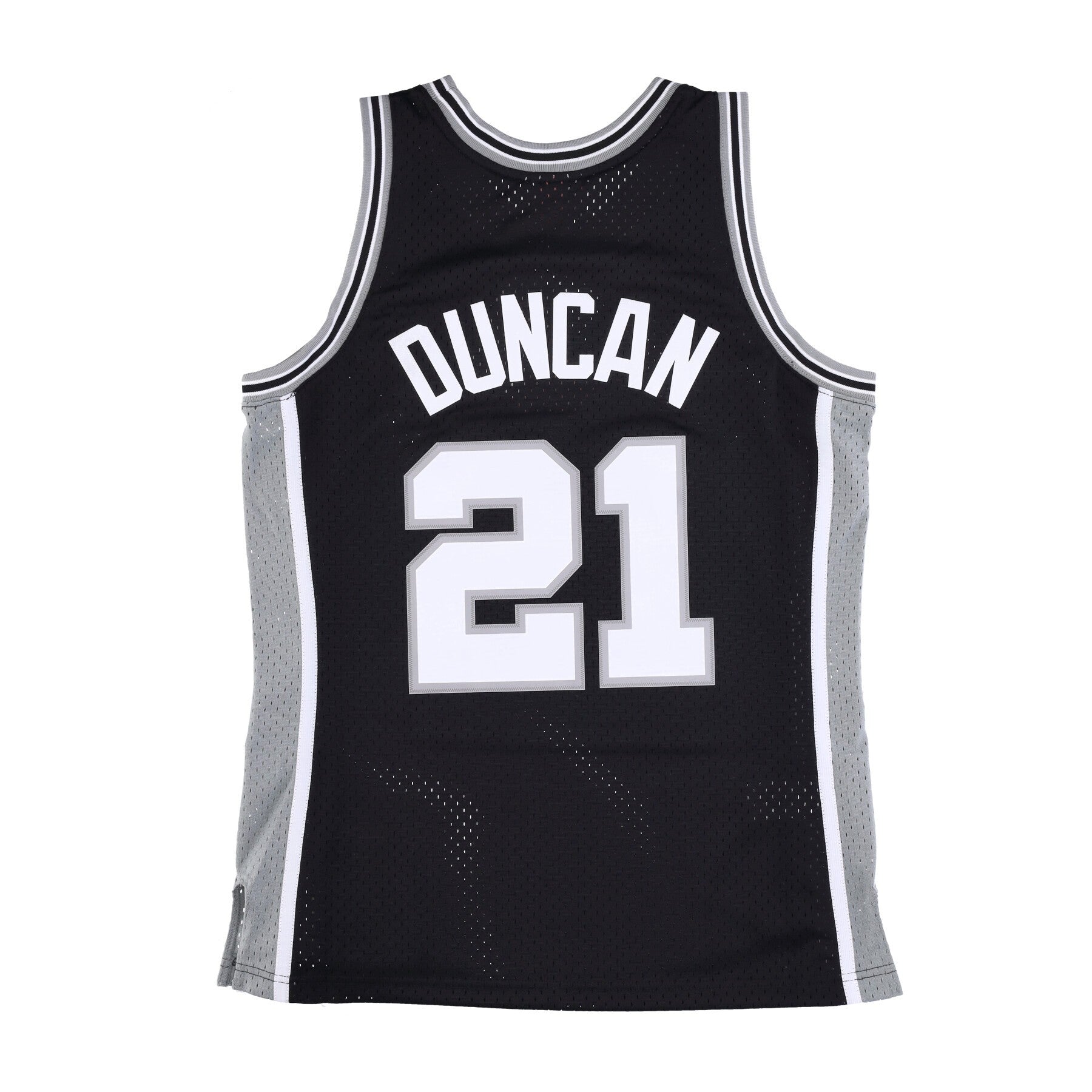 Mitchell & Ness, Canotta Basket Uomo Nba Swingman Hardwood Classics Jersey No 21 Tim Duncan 1998-99 Saaspu, 