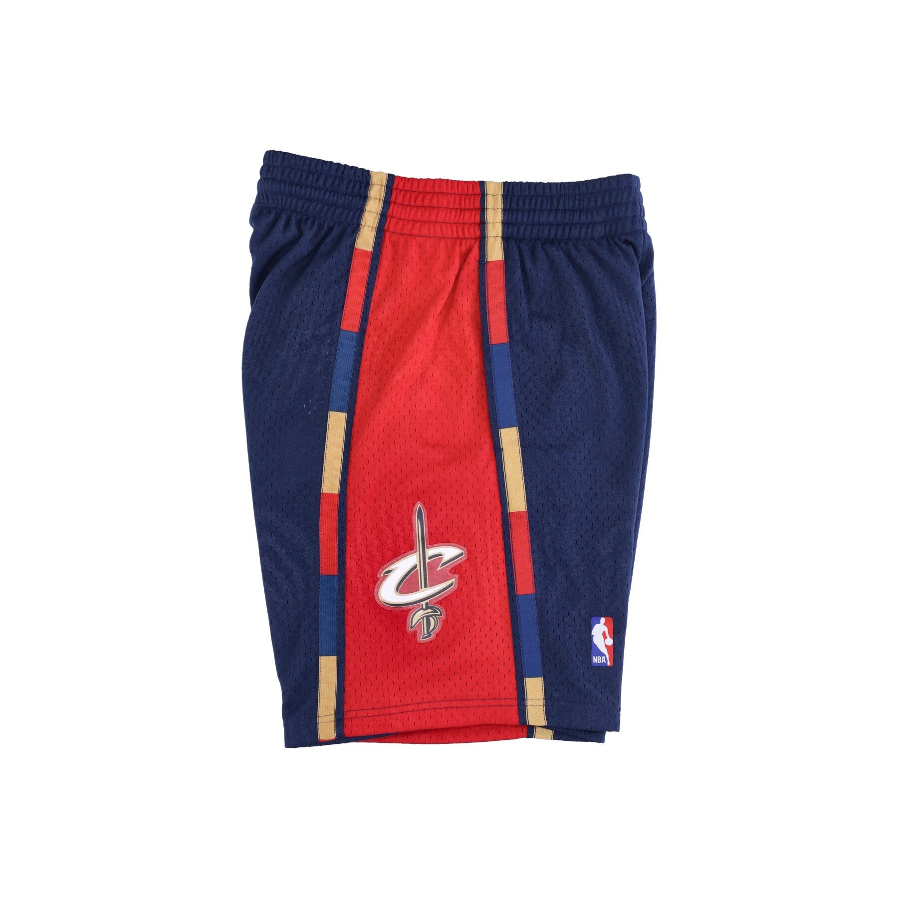 Mitchell & Ness, Pantaloncino Basket Uomo Nba Swingman Shorts Hardwood Classics Clecav, 