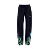 Phobia, Pantalone Tuta Leggero Uomo Lightning Pants, Black/green/lightblue