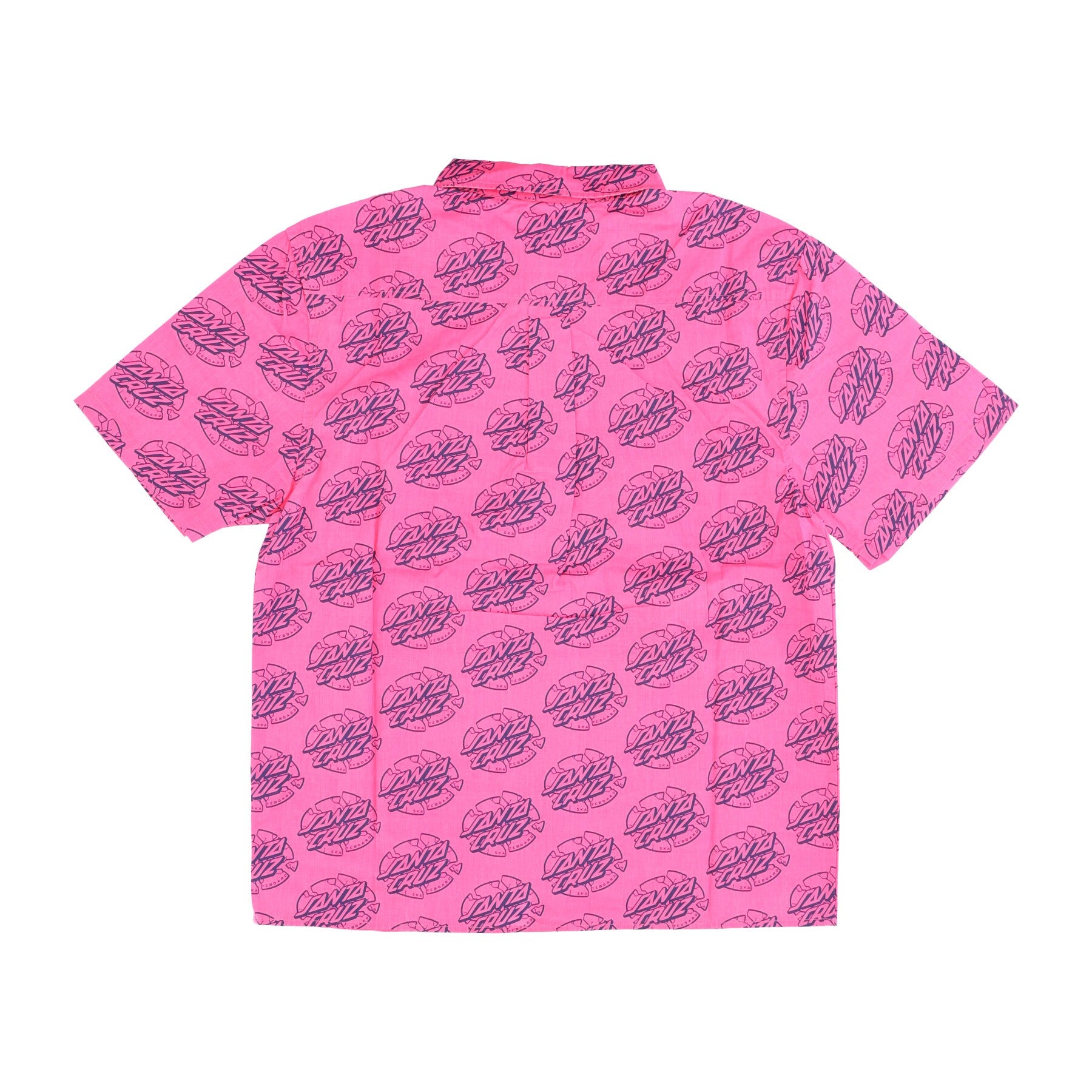 Santa Cruz, Camicia Manica Corta Uomo Broken Dot Tee, Hot Pink