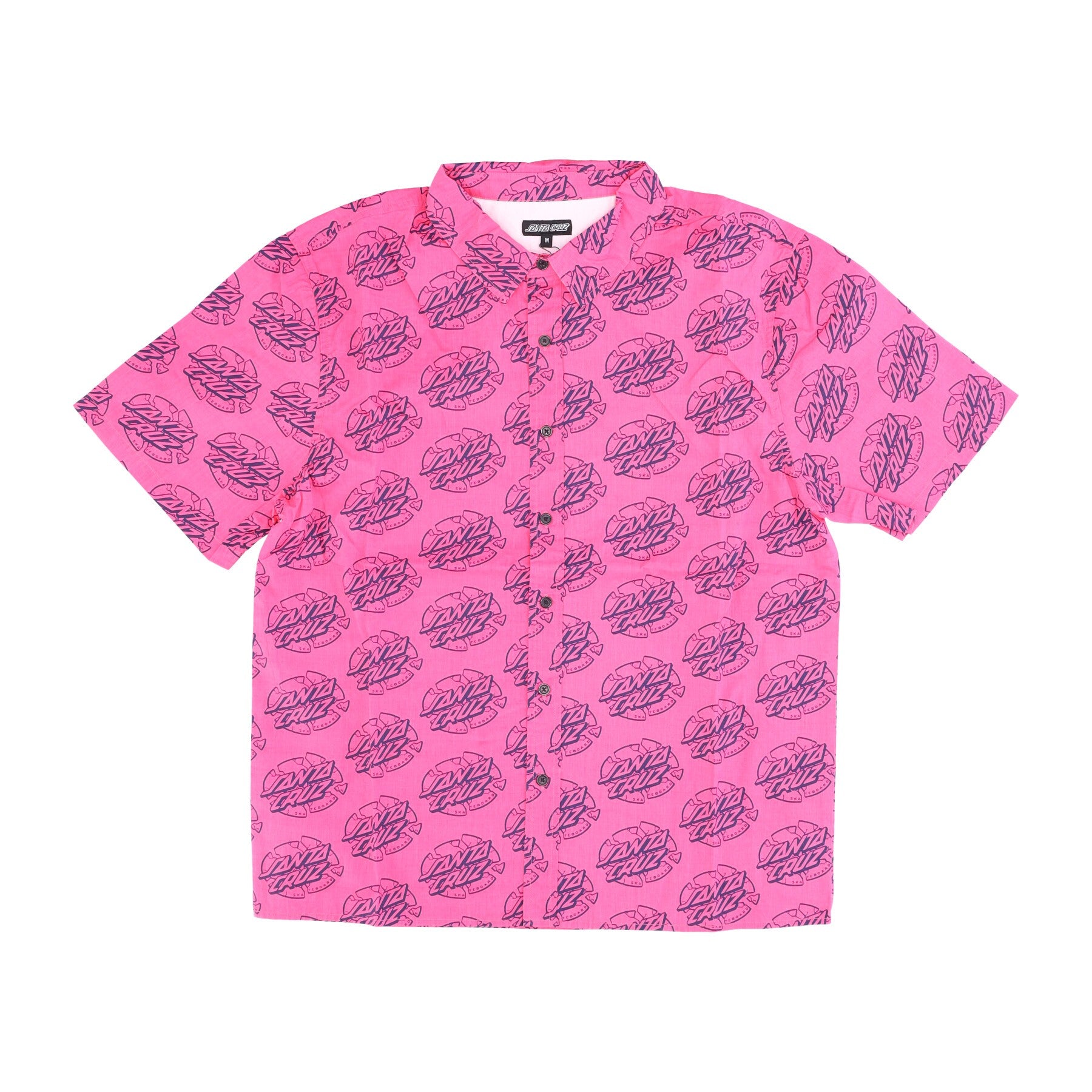 Santa Cruz, Camicia Manica Corta Uomo Broken Dot Tee, 