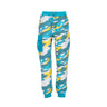 Staple, Pantalone Tuta Felpato Uomo Underhill Camo Sweatpant, Teal