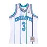 Mitchell & Ness, Canotta Basket Uomo Nba Swingman Jersey Hardwood Classics No 3 Rex Chapman 1988-89 Chahor, White